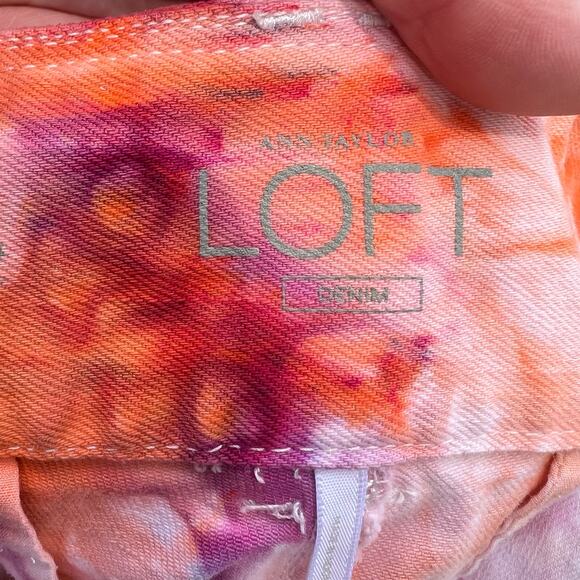 Ann Taylor ice dyed modern bootcut mid rise jeans size 10 - Picture 3 of 7